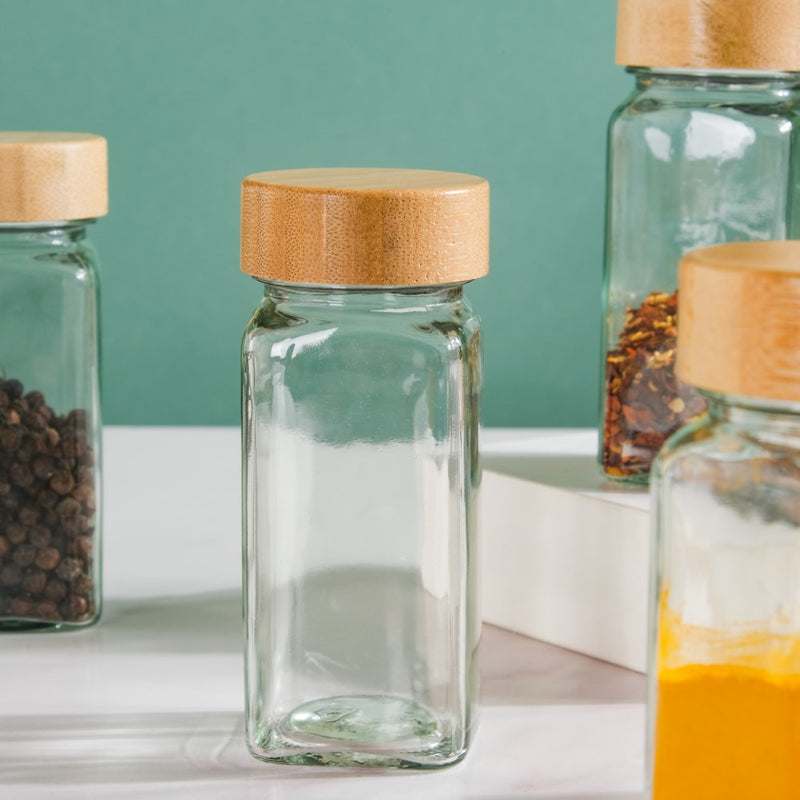 Seasoning Jars With Lid Set Of 6 100ml - Jar