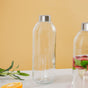 Borosilicate Glass Water Bottle Set Of 4 1 L - Water bottles, glass bottle set | Glass bottles for Dining table & Home decor