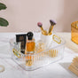 Ribbed Storage Organiser Transparent 11 Inch - Basket | Organizer