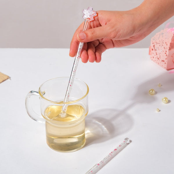 Sakura Glass Stirrer Set Of Two 7 Inch