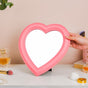 Hearty Desk Mirror Pink Large - Dressing table mirror and makeup vanity mirror online | Room decor items