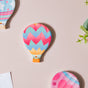 Chevron Hot Air Balloon Fridge Magnet - Showpiece | Home decor item | Room decoration item