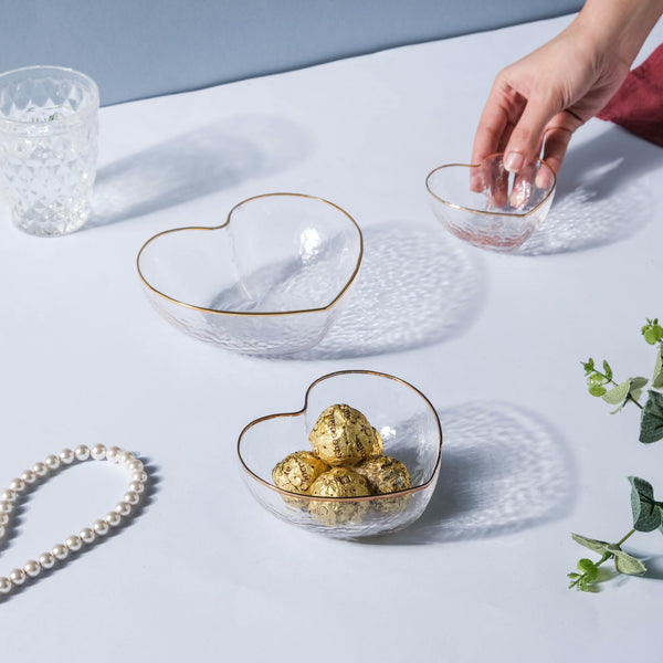 Heart Bowls Set of 3