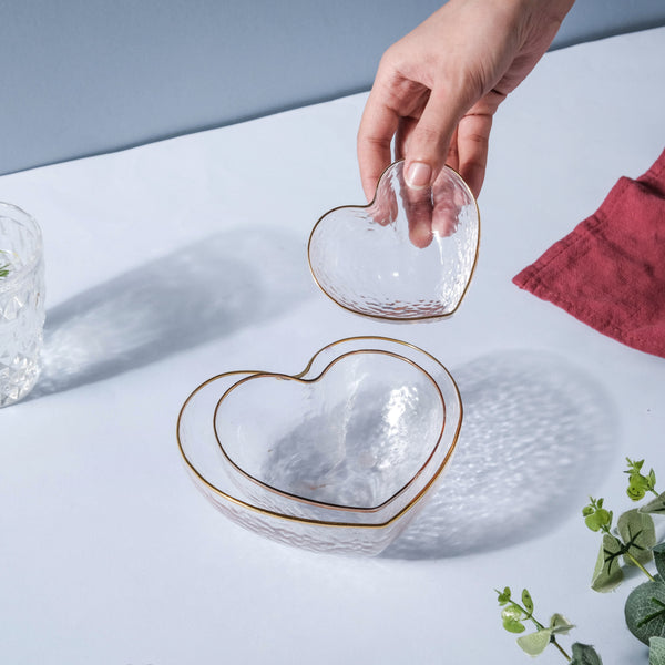 Heart Bowls Set of 3