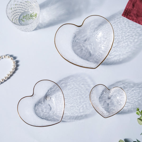 Heart Bowls Set of 3