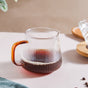 Glass Ribbed Coffee Pot 700ml - Glass pot, coffee pot, juice pot | Glass pot for Dining table & Home decor