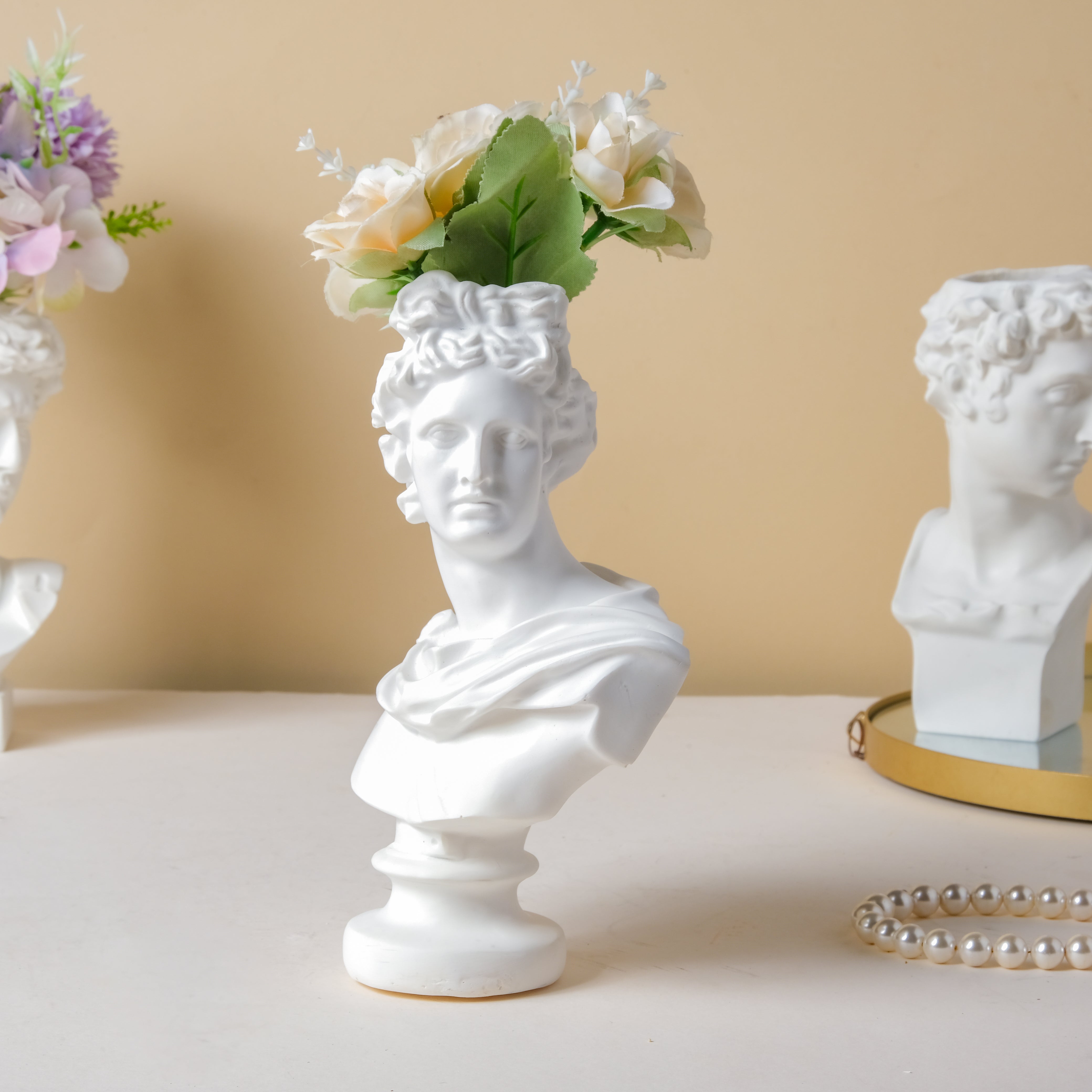 Greek Statue Head Planter Nestasia