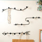 Clothes Hook - Black - Wall hook/wall hanger for wall decoration & wall design | Home & room decoration ideas