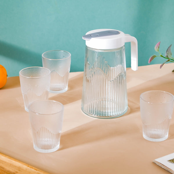 Jug and Glass Set of 5