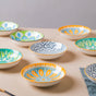 Mandala Appetizer Plate Set of 2 - Serving plate, snack plate, dessert plate | Plates for dining & home decor