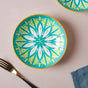 Mandala Appetizer Plate Set of 2 - Serving plate, snack plate, dessert plate | Plates for dining & home decor