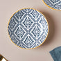 Mandala Appetizer Plate Set of 2 - Serving plate, snack plate, dessert plate | Plates for dining & home decor