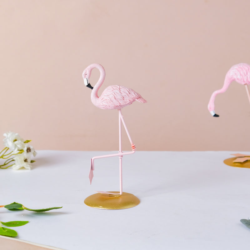 Pink Flamingo - Showpiece | Home decor item | Room decoration item