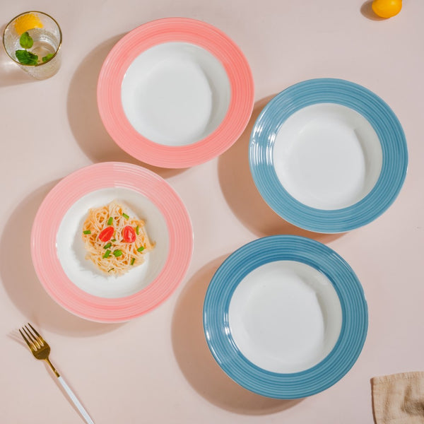 Pastel Pink Pasta Plate 500 ml Set Of 2