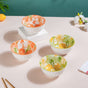 Meadow Muse Ceramic Soup Bowl 280 ml Set Of 4 - Bowl, soup bowl, ceramic bowl, snack bowls, curry bowl, popcorn bowls | Bowls for dining table & home decor