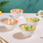 Meadow Muse Ceramic Soup Bowl 280 ml Set Of 4 - Bowl, soup bowl, ceramic bowl, snack bowls, curry bowl, popcorn bowls | Bowls for dining table & home decor