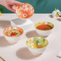 Meadow Muse Ceramic Soup Bowl 280 ml Set Of 4 - Bowl, soup bowl, ceramic bowl, snack bowls, curry bowl, popcorn bowls | Bowls for dining table & home decor