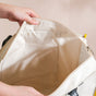 Canvas Cotton Tote Bag Yellow Large 13 X 12 Inch