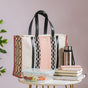 Multipurpose Canvas Tote Bag Pink Large 13 X 12 Inch