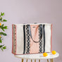 Multipurpose Canvas Tote Bag Pink Large 13 X 12 Inch