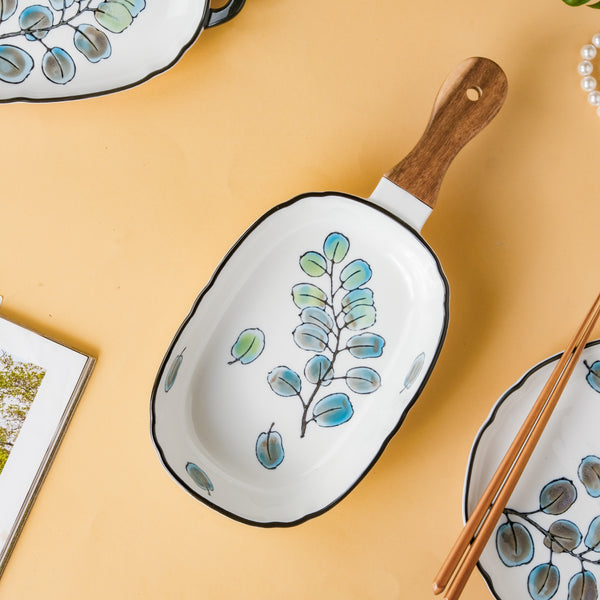 Leaf Ceramic Pasta Bowl