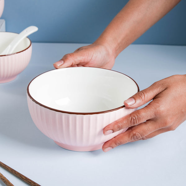 Rosy 10 Piece Soup Snack Set for 2