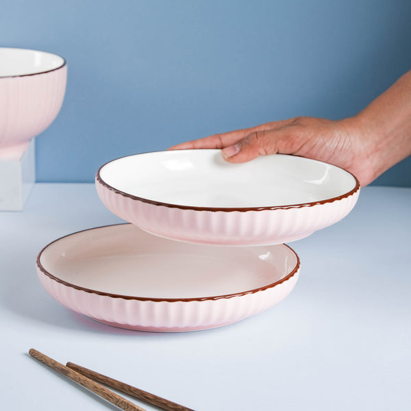 Rosy 10 Piece Soup Snack Set for 2