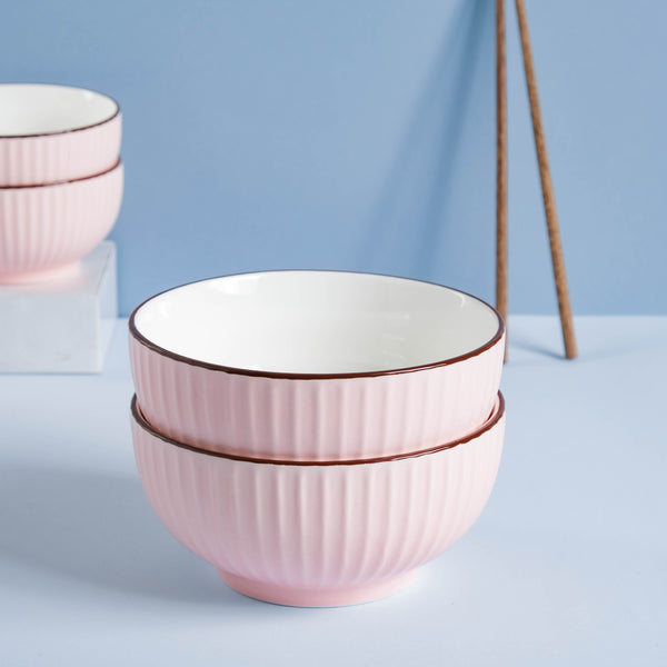 Rosy 10 Piece Soup Snack Set for 2