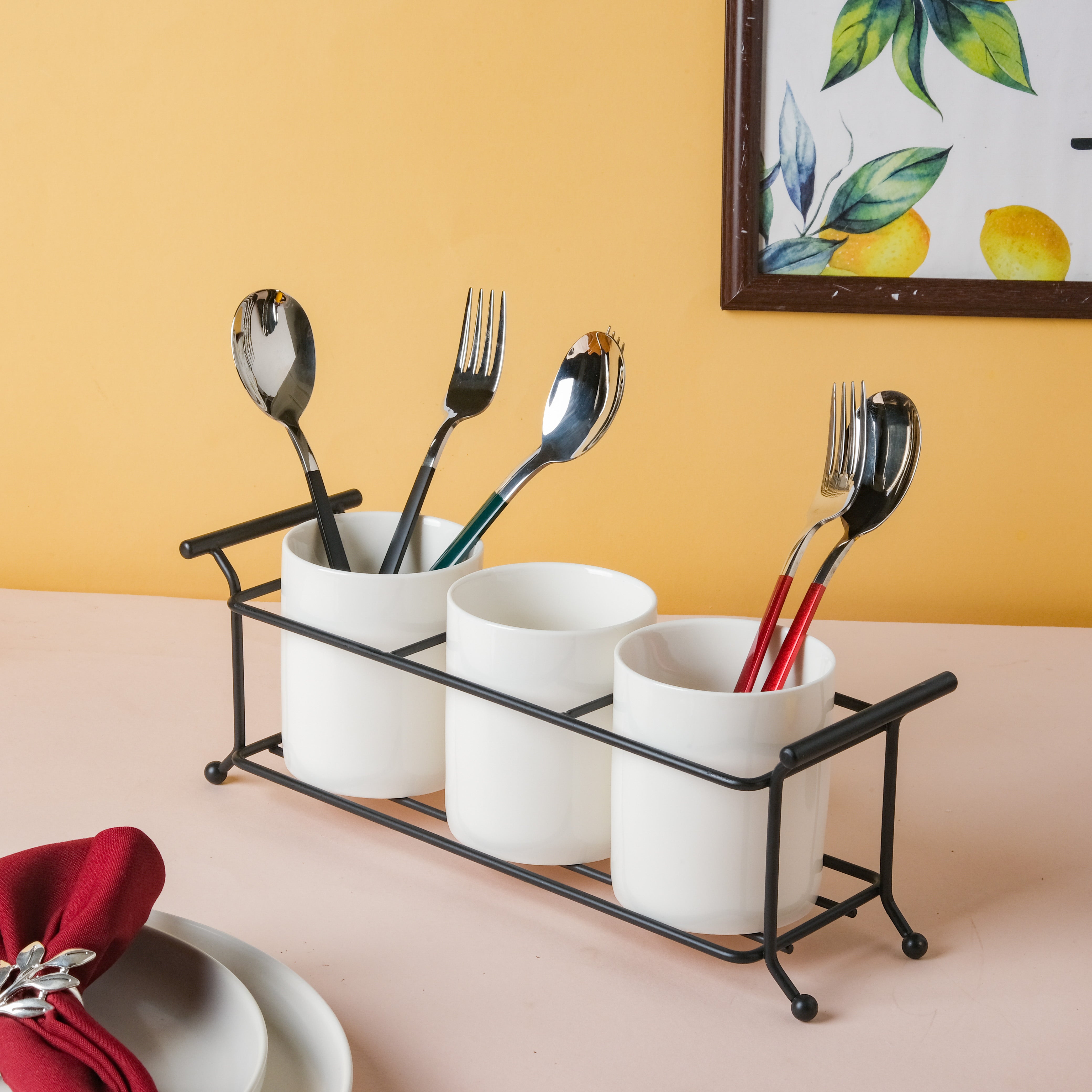 Flatware Holder Set Online Premium Cutlery Holder Nestasia