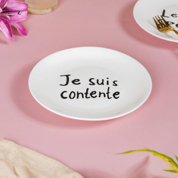 French Plates Set of 4