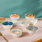 Aloha Soup Bowl 280 ml Set Of 6 - Bowl, soup bowl, ceramic bowl, snack bowls, curry bowl, popcorn bowls | Bowls for dining table & home decor