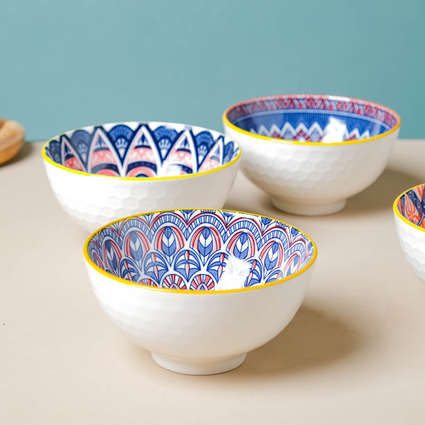 Mandala Snack Bowl Set Of 6 With Chopsticks