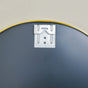 Circle Wall Mirror Gold 23 Inch- Circle Metal Wall Mirror, Wall Mirror for Home Decor, Living Room Mirror, Bathroom & Bedroom Decoration Ideas