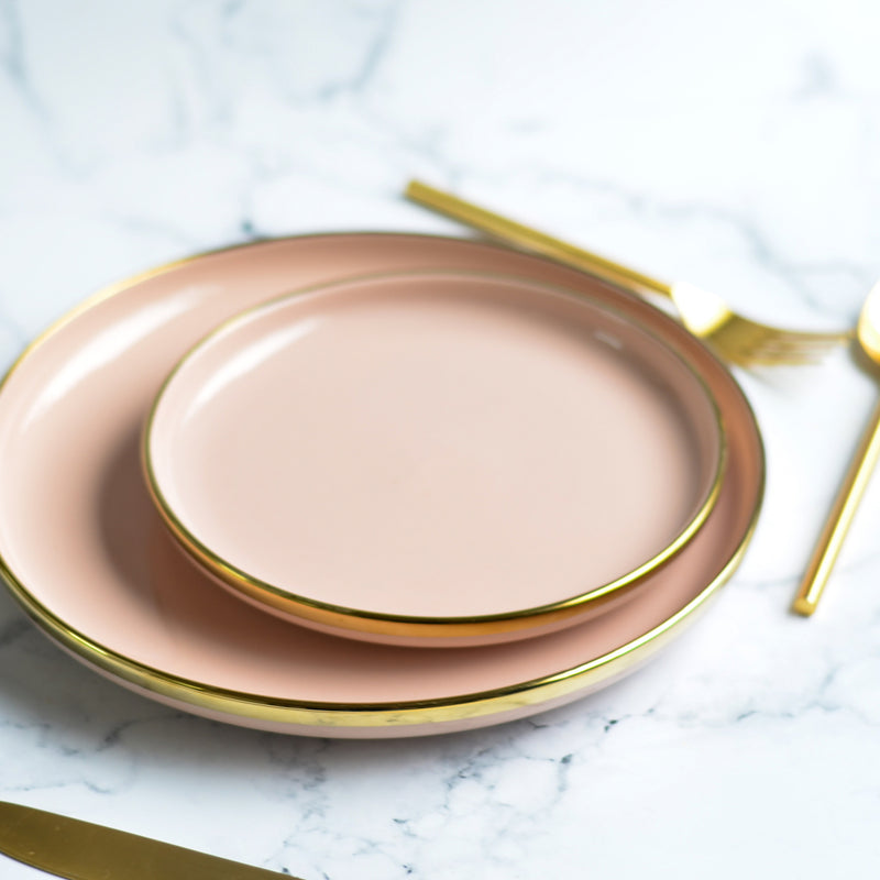 VERA Pink Plates - Serving plate, snack plate, dessert plate | Plates for dining & home decor