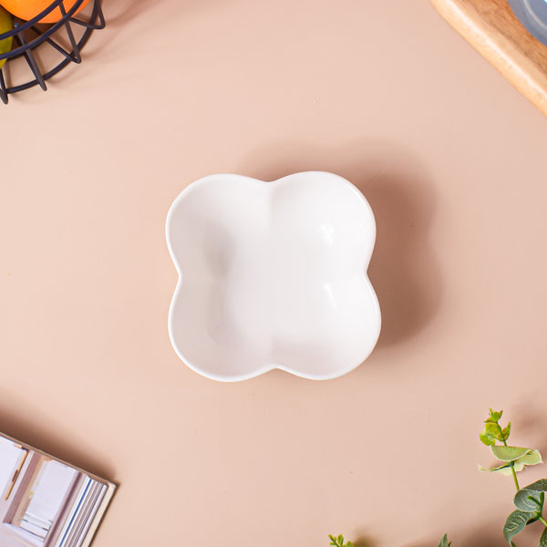 Riona Bloom Ceramic Bowl White 200 ml