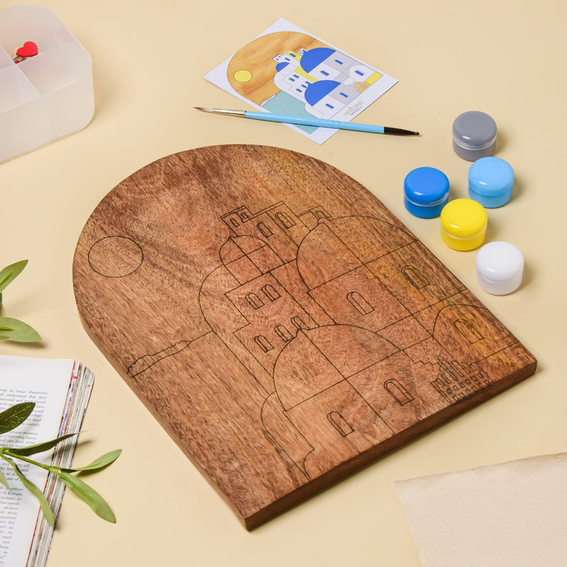 Santorini Wooden DIY Paint Kit 13x10 Inch