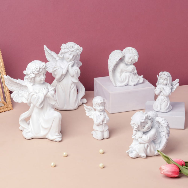 Angel Statue Girl Praying - Showpiece | Home decor item | Room decoration item
