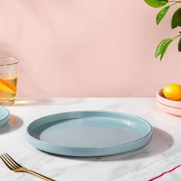 Stoneware Dinner Plate Blue 10 Inch