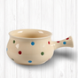 Dots Ceramic Pot Colourful - Soup bowl, ceramic bowl, salad bowls, snack bowls, bowl with handle | Bowls for dining table & home decor