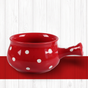 Dots Ceramic Pot Colourful - Soup bowl, ceramic bowl, salad bowls, snack bowls, bowl with handle | Bowls for dining table & home decor