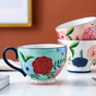 Floral Tea Cups- Tea cup, coffee cup, cup for tea | Cups and Mugs for Office Table & Home Decoration