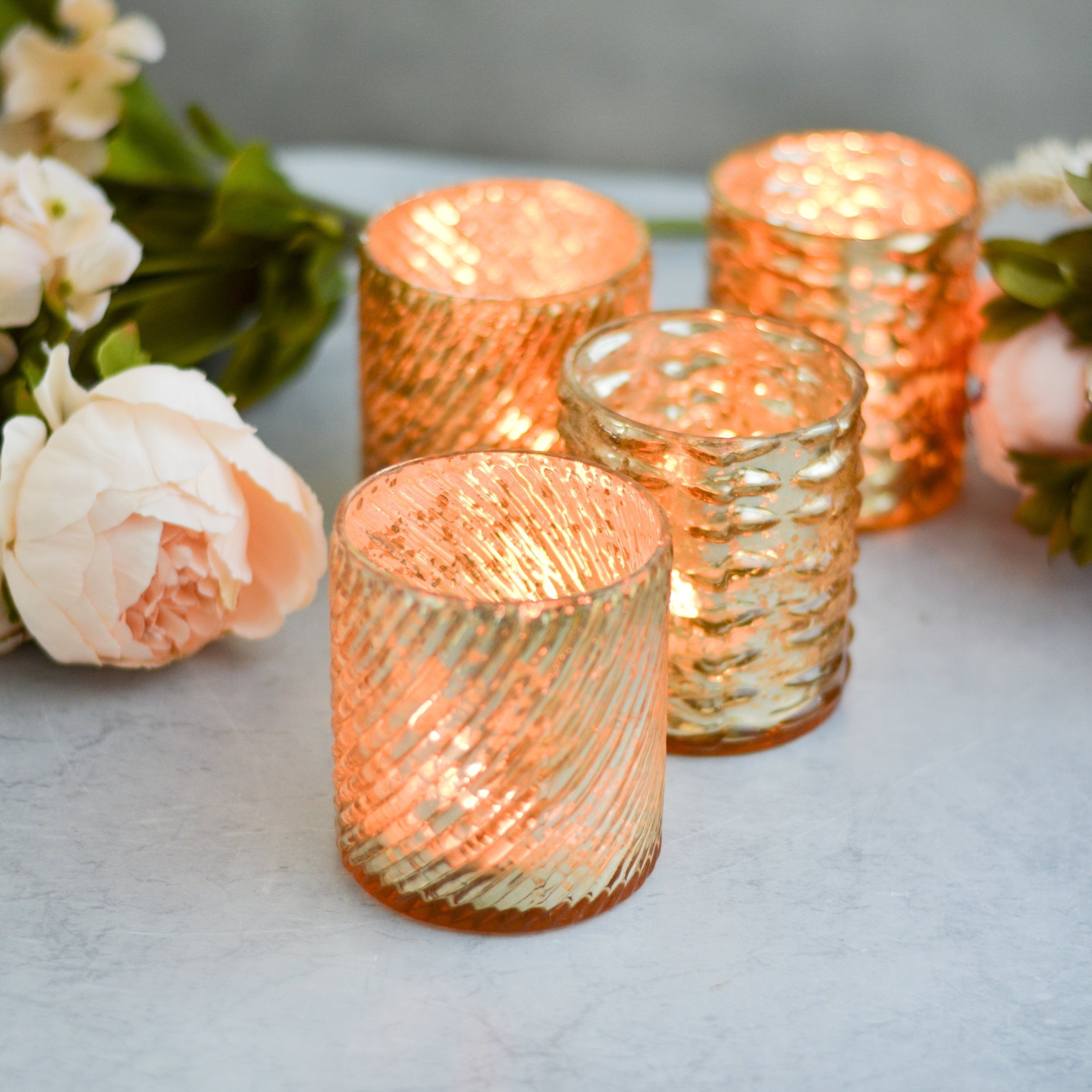Tea Light Candle Holders - Set of 4 - Candle stand | Room decor