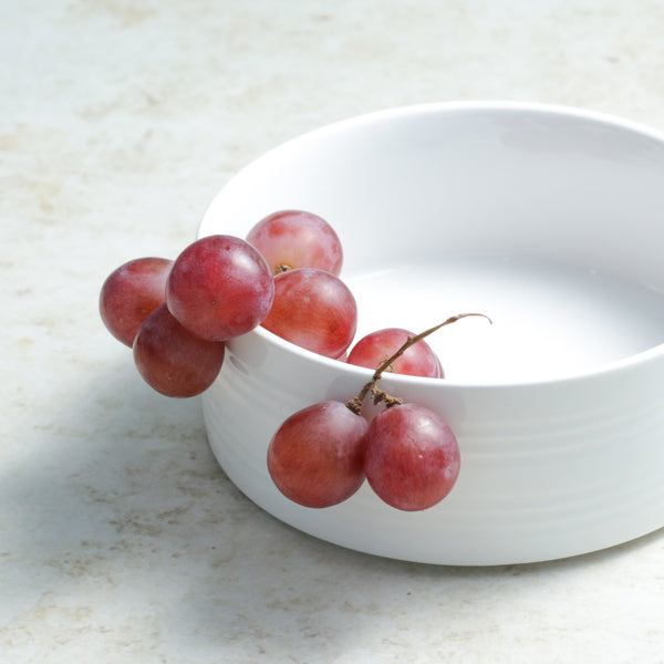 White Bowl with Handle