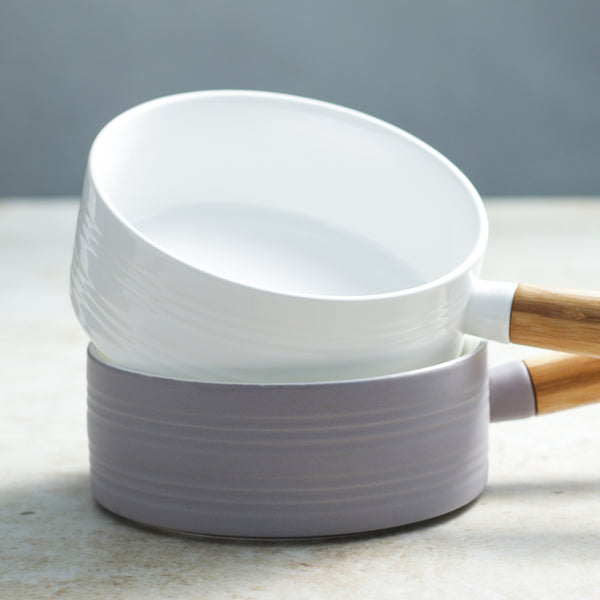 White Bowl with Handle