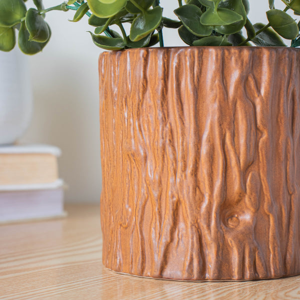 Bark Caramel Vase