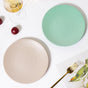 Aamirah Green Patterned Snack Plate 8 Inch - Serving plate, snack plate, dessert plate | Plates for dining & home decor