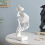 Modern Art Resin Decor Object White 10.5 Inch - Showpiece | Home decor item | Room decoration item