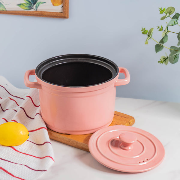 Ceramic Stock Pot With Lid Medium