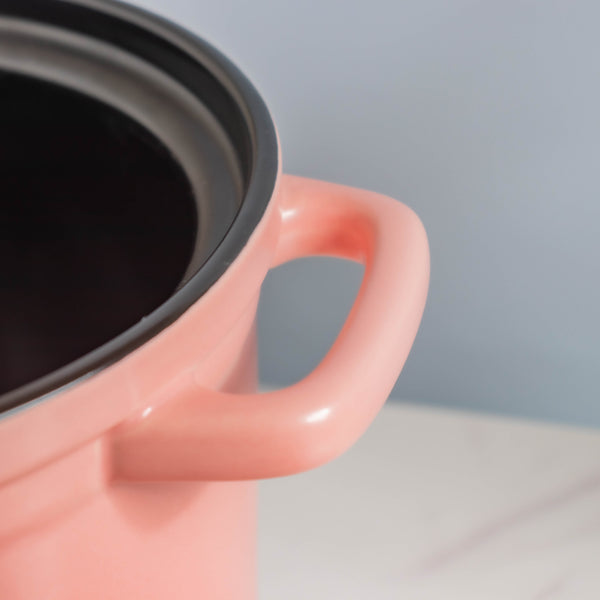 Ceramic Stock Pot With Lid Medium