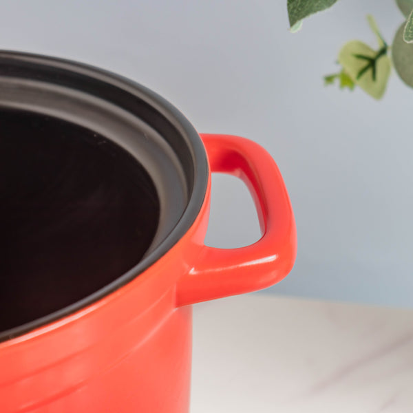 Ceramic Stock Pot With Lid Medium